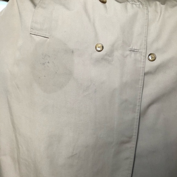 {Drizzle} Vintage Camel Double Breasted Trenchcoat - Picture 8 of 8